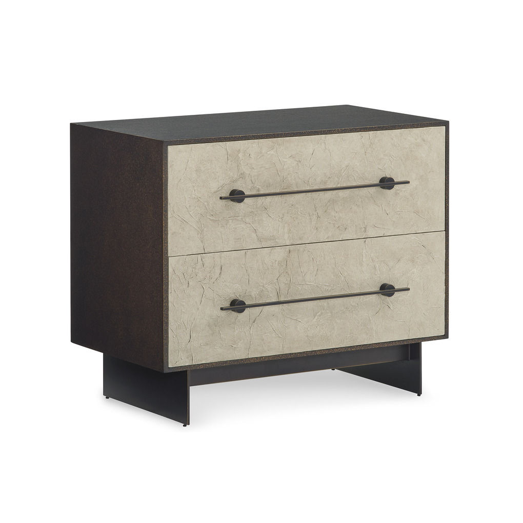 NOUVELLE TWO-DRAWER NIGHTSTAND, LARGE NOUVELLE TWO-DRAWER NIGHTSTAND, LARGE