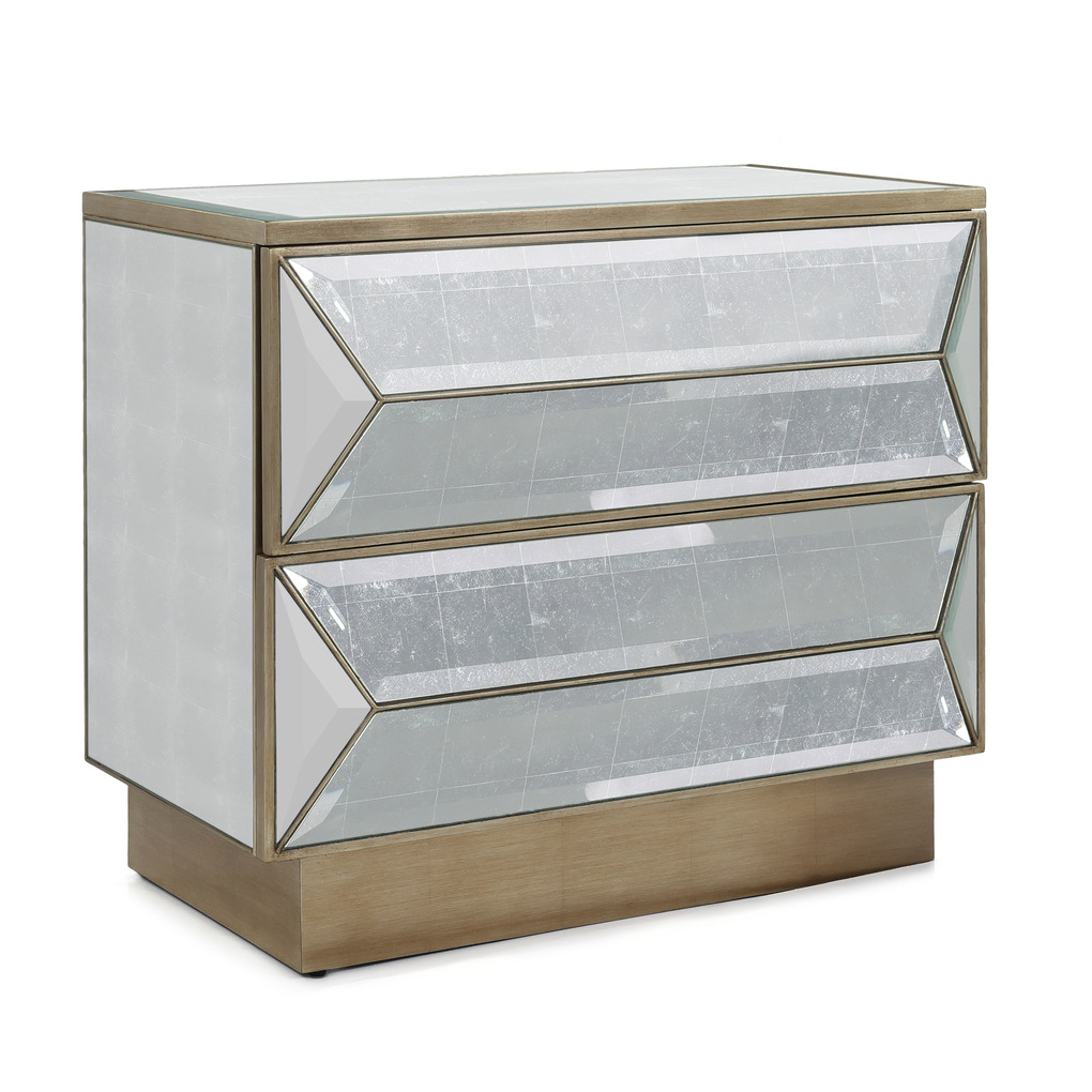 CATARINA TWO-DRAWER NIGHTSTAND CATARINA TWO-DRAWER NIGHTSTAND