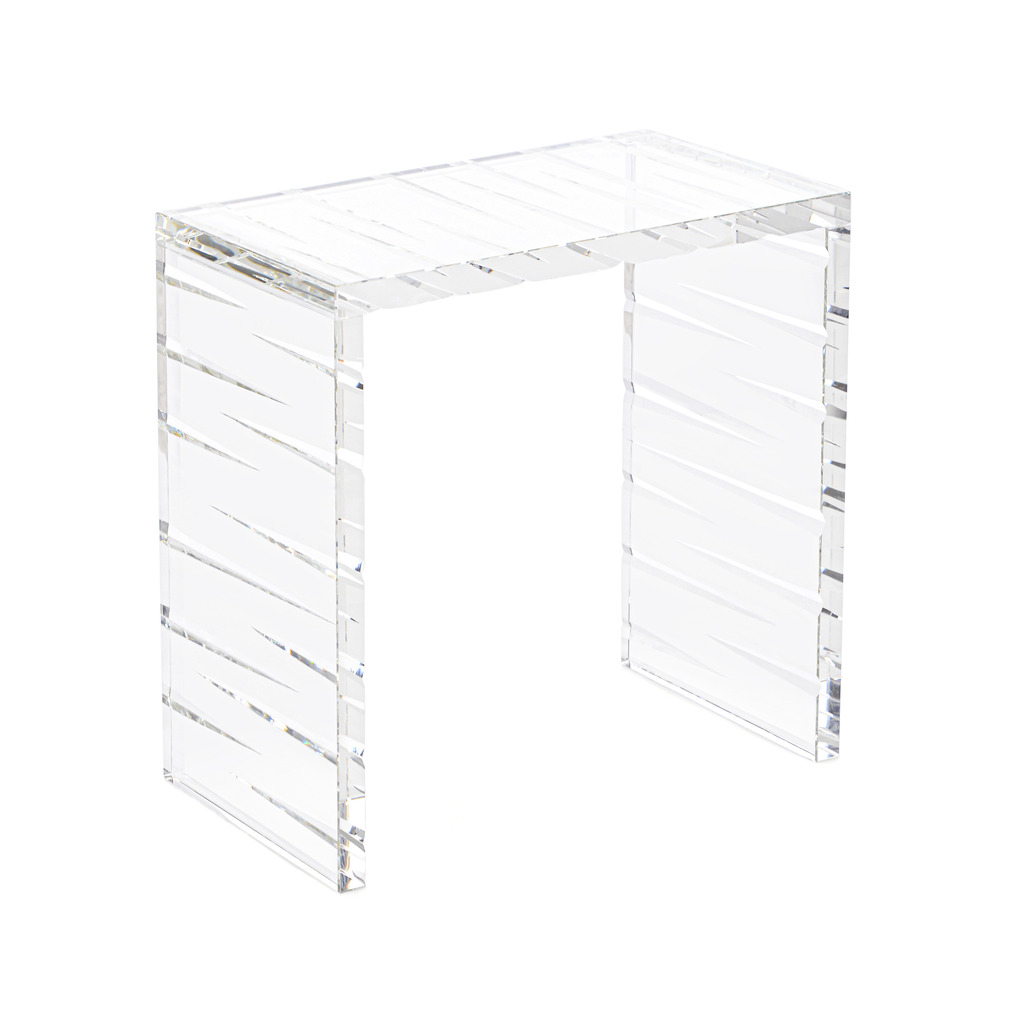 CUT CRYSTAL SIDE TABLE CUT CRYSTAL SIDE TABLE