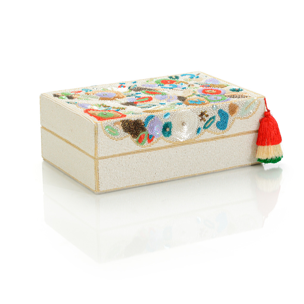BELLE FLEUR BEADED BOX LARGE BELLE FLEUR BEADED BOX LARGE